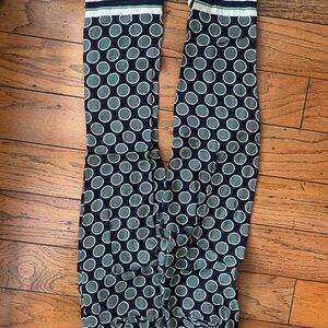 Ann Taylor Black and White Circle Pants